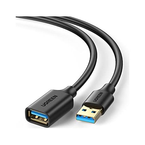 Cavo prolunga ugreen usb a 30 maschio femmina 1 m - nero (1/5)
