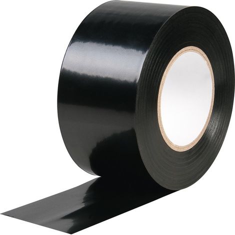 Ruban adhésif manuel PVC - Anticorrosion - Noir - Largeur 50 mm - 33 m