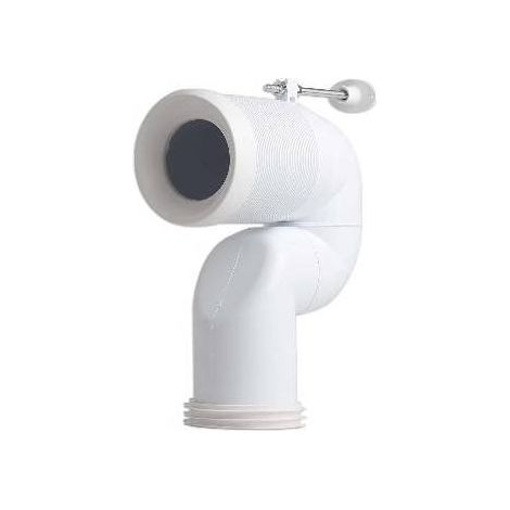 CURVA TECNICA AD "S" TAGLIABILE A MISURA  DIAM. 100 Misura: Diam. 100 mm