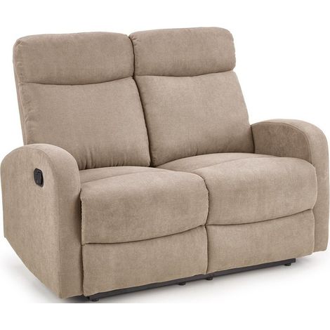 Sofá reclinable Houston 1098, Beige, 79x128x95cm, Tapiz