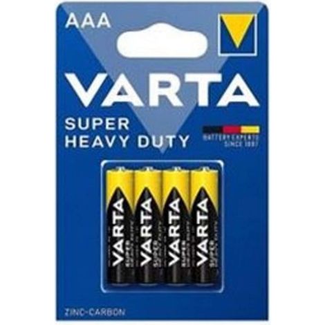 BATTERIE MINISTILO SUPER HEAVY DUTY AAA CONF.4 PZ