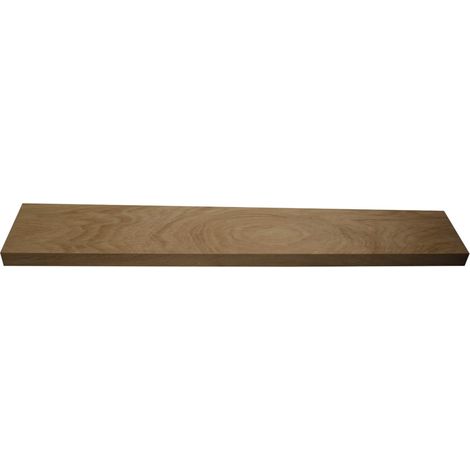 Quincadeco – Planche chêne massif 60 x 10 cm – Épaisseur 2,2 cm – Fabrication artisanale française – Charge max 15 kg