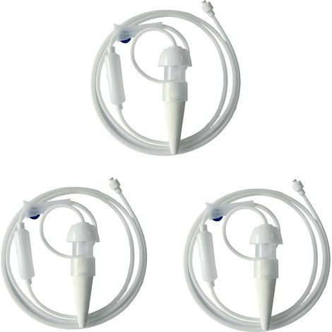Nouveaux tuteurs d'arrosage améliorés pour plantes, tuteurs à arrosage automatique avec commande par vanne, insert de jardinière à arrosage automatique pour pots (3) (1/4)