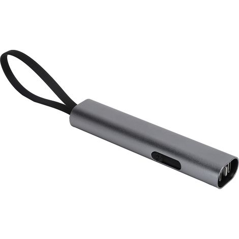 Câble de charge multifonction 3en1, adaptateur d'alimentation TypeC portable, cordon de données argenté (1/5)
