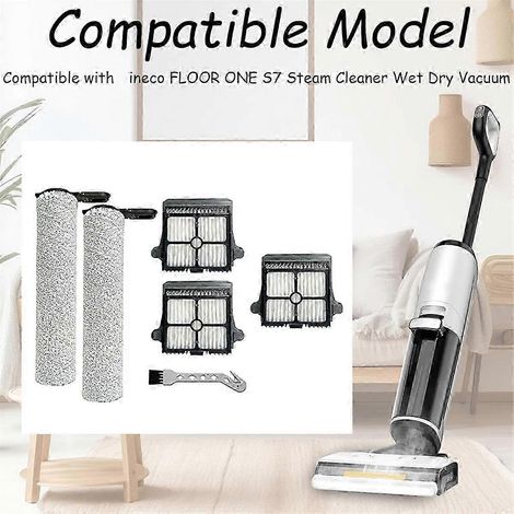 Brosse, rouleau et filtre de rechange pour aspirateur eau et poussière sans fil Tineco Floor ONE S7 Steam Smart, édition SC 0703