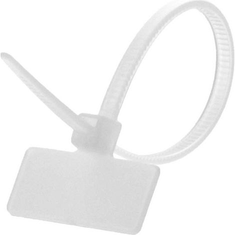Lanview LVT551140 presilla Brida de entrada paralela Plástico Blanco 100 pieza(s)