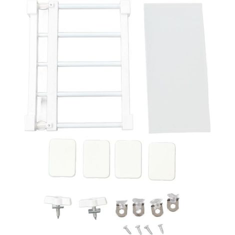 Étagère à tige de Tension de 14.2 pouces de largeur, support de rangement extensible sans clous pour armoire et armoire 30 à 40cm /11.8 à 15,7 pouces (1/5)