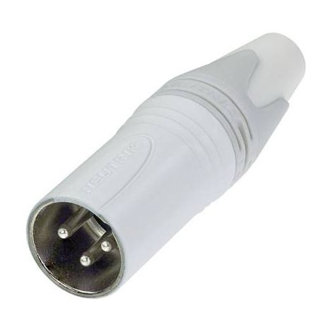 XLR MÂLE, DROIT NEUTRIK NC3MXX-WT NOMBRE DE PÔLES: 3 BLANC 1 PC(S)