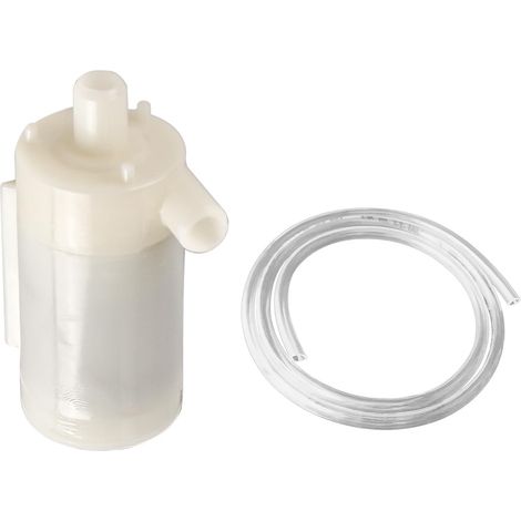 Mini pompe submersible 3 V 5 V blanche avec tuyau en vinyle transparent pour réservoir de poissons, fontaine, aquarium, jardin (1/5)
