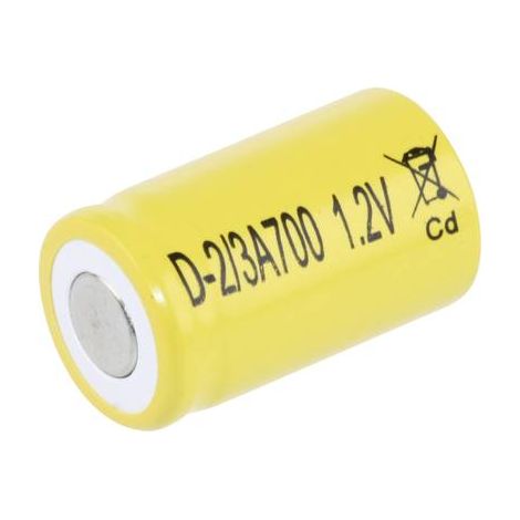 Mexcel D-2/3A700 Pile rechargeable spéciale 2/3 A flat-top NiCd 1.2 V 700 mAh 1 pc(s) W071951 (1/2)