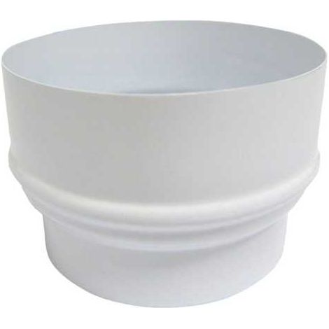 REHAUSSE ÉMAILLÉE 'CLASSIC' Ø 100-120 mm - Couleur blanc