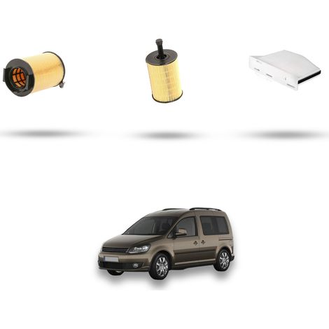 Kit tagliando 3 filtri compatibile con Vw Caddy III (2c) 2.0 SDI 51kw Dal 2004 (1/5)