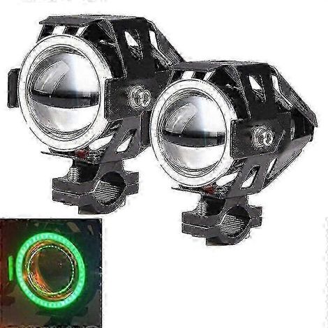 Phare de moto LED U7 125W avec faisceau spot et faisceau longue portée 7 (1/5)