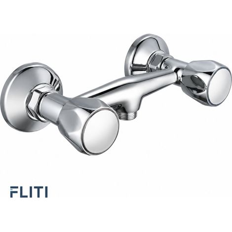 FLITI Mélangeur Douche Konfort Laiton Chromé Classique Entraxe 150mm (1/5)