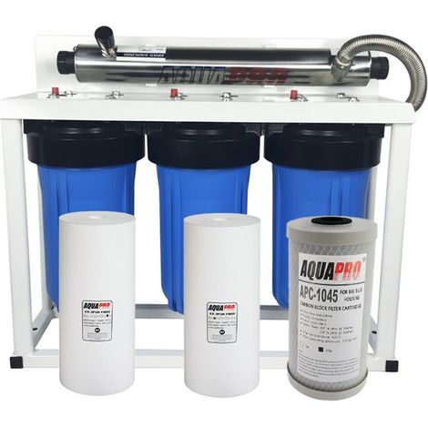 Station Filtration UV TRIO 10 Pouces