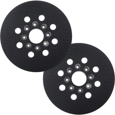 2 pièces 125 mm Plateau de ponçage Compatible avec Bos-ch PEX 220 A,GEX 125-1 AE,PEX 220 AE, Skil 7402/7490 (1/5)