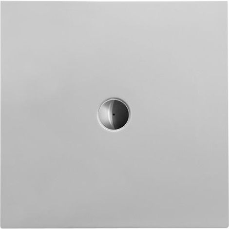 Plato de ducha-DW DURAPLAN con suelo antideslizante a nivel 900x900x35mm blanco