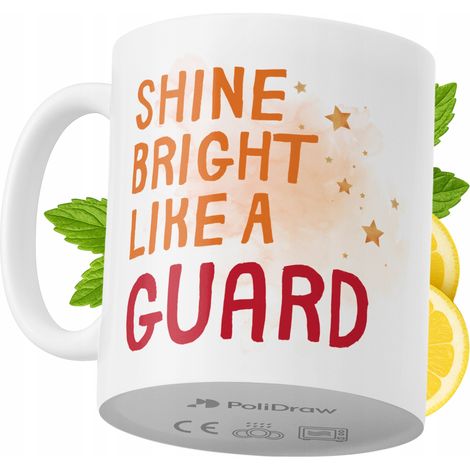 Mug humoristique pour un gardien, avec un texte amusant et un design graphique original. Idéal pour les anniversaires, les fêtes et les jours fériés. Mug premium pour toutes les occasions spéciales, à (1/5)