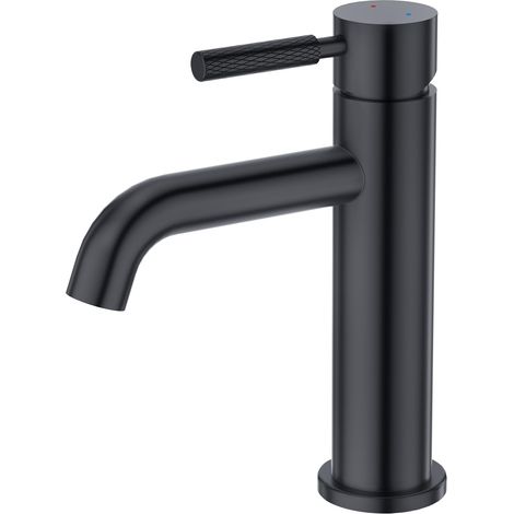 Robinet de Salle de Bain pour Lavabo, Mélangeur Monocommande, noir (1/5)