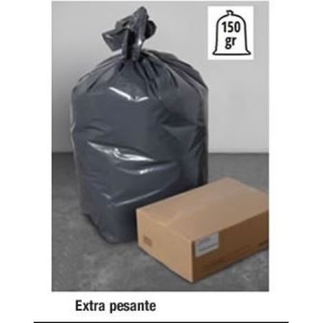 20 kg sacs en polye'thyle'ne noir sacs 90x120 robustes pour le nettoyage des ordures