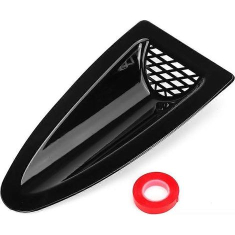 Grilles d'aération de capot moteur universelles compatibles, cache d'entrée d'air de capot moteur noir brillant, pièces automobiles, entrée d'air avant A (1/5)