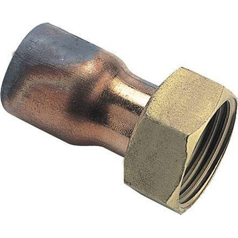 RACCORD DROIT 2 PIECES AVEC ECROU PRISONNIER - 359 GLCU (1/2)