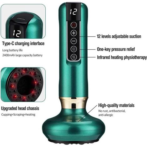 Anti-Cellulite-Massagegerät, elektrischer Anti-Cellulite-Saugmassager, leistungsstarkes Anti-Cellulite-Gerät, Handmassagegerät gegen Cellulite (1/5)