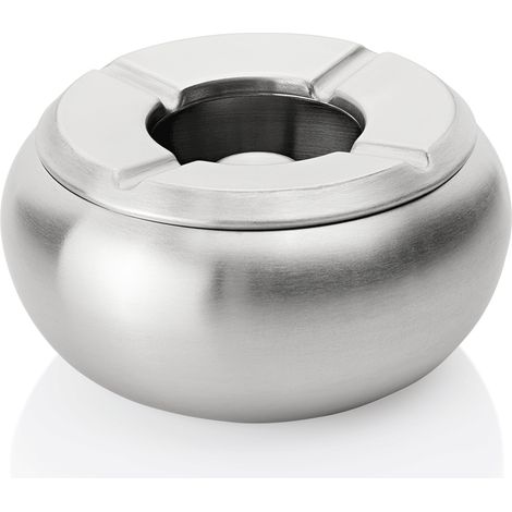 Cendrier coupe-vent en Acier au nickel-chrome H 75 mm Ø 145 mm - Was Germany