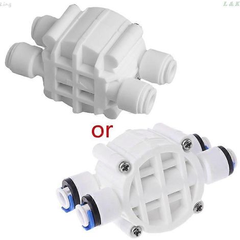 Système d'osmose inverse avec vanne d'arrêt automatique à 4 voies et filtre à eau 1/4" (1/5)