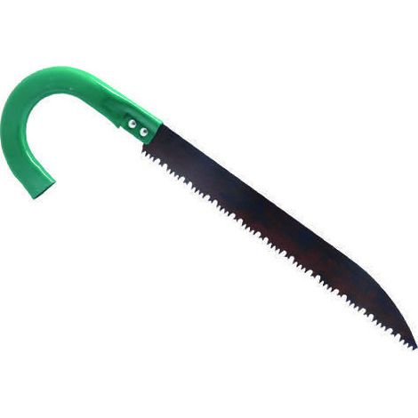 Serrucho de mango paraguas de 35 cm – hoja de acero y mango de hierro pintado para poda