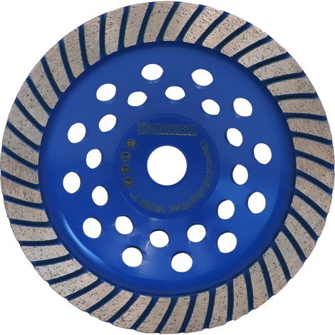 Disque Diamant Meuleuse 180mm - Turbo Meule pour Ponçage et Polissage du Béton Maçonnerie Granit Marbre Pierre Naturelle (1/5)