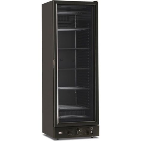 Congélateur vertical statique 361L -24°C avec porte en verre et 5 étagères - KlimaItalia
