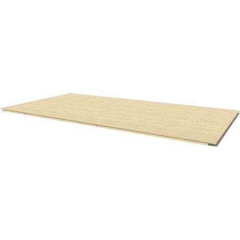 Pavimento di legno, 18 mm - set 3m2 - non trattata con impregnante - POD04 (1/5)