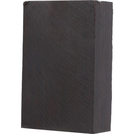 Lot de bois d'ébène noir brut 70x50x20mm pour fabrication artisanale, poignées DIY et accessoires d'instruments de musique (1/5)