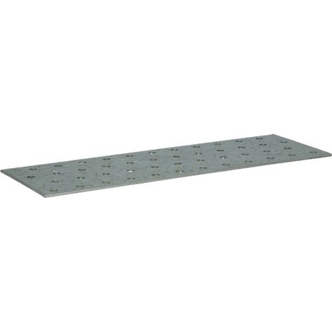 Platine d'assemblage galvanisée 40 x 200 mm