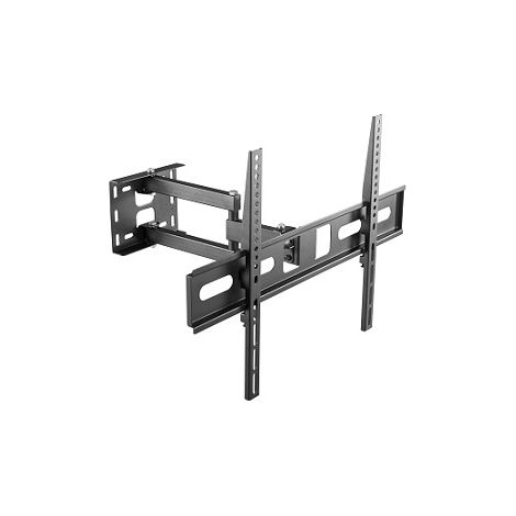 DIGIQUEST Staffa a parete Inclinabile, pieghevole e orientabile con doppio braccio 55''/70'' ATC407, Nero, per migliorare la visuale del proprio tv,Vesa max 600x400 Kg max 25,00