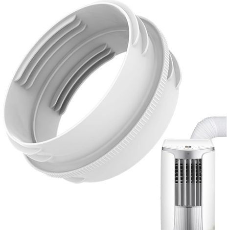 Adaptador de manguera para aire acondicionado - Universal 130 mm 150 mm Blanco Resistente, Conector de extensión móvil, Conector de conducto de escape portátil (1/5)