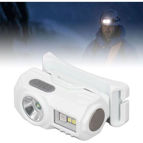 Motion Sensor Headlamp High Brightness Multi-Mode Magnetic LED Headlamp with Headband and Clip for Outdoor White,DUBUNS (1/5)