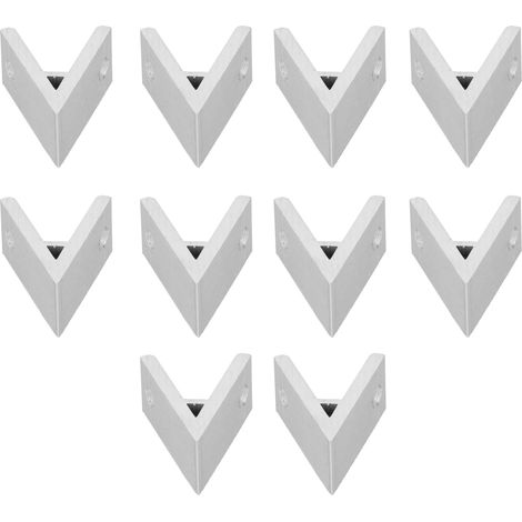 10 Stück Aluminium-Winkel-Eckverbinder für Industrieprofile 2030404550603030–45° (1/5)