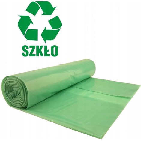 Sacs poubelle résistants pour déchets 35 L verts, lot de 25