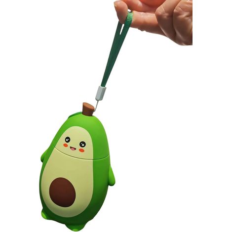 Tasse en verre à motif de fruits amusants, résistante à la chaleur, ustensiles de boisson sur le thème de l'avocat pour le bureau, la maison, peut contenir 280 ml de liquide joli avocat (1/5)