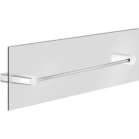 Gessi Rilievo, toallero 450 mm, montaje en pared de cristal,