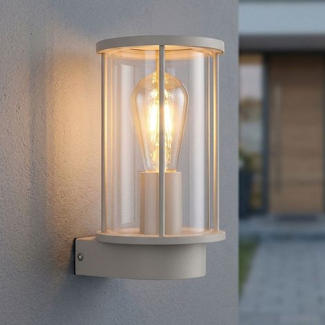 Applique murale d'extérieur Applique murale Éclairage extérieur LED IP54 Sable Acier inoxydable H 25,2 cm (1/5)