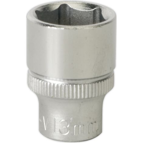 Sealey S1413 Premier Socket 1/4""Sq Drive 13mm