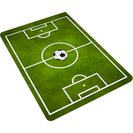 Football Tapis, Anti Dérapant Football Champ Tapis, Enfants Football Terrain Tapis,40x60cm (1/3)