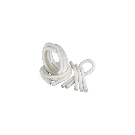 Accesorio de piscina gre-pools kit manguera filtración 38 mm 7 abrazaderas