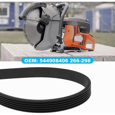 Replacement Belt 320J6 544908406 266-298 Compatible with K770 Cutting Saw Parts
