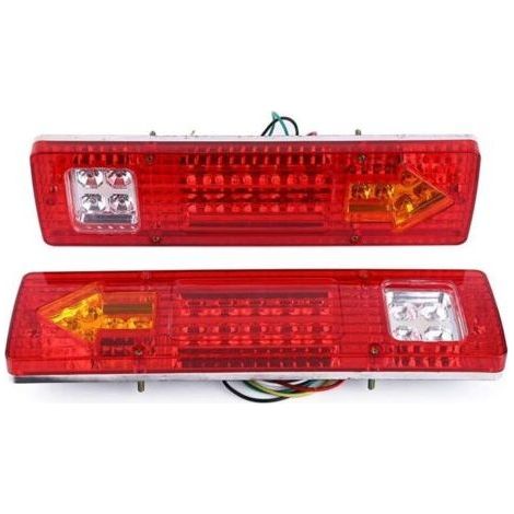 LED-Anhängerbeleuchtungsset, 2er-Set 19"-LED-Rückleuchten für PKW, LKW, Anhänger, Transporter – wasserdicht, 24 V (1/4)