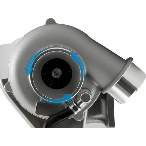 Turbocompresor, construcción de acero, longitud 30,2 cm, ancho 24 cm, altura 23 cm, peso 5550 g (1/5)