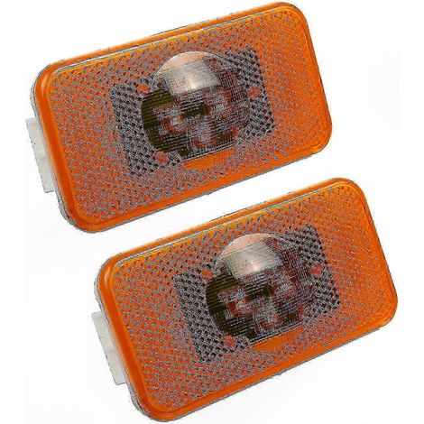 Feux de position latéraux LED ambre pour camions, 24V, lot de 2, adaptés aux modèles FM/FH (1/5)